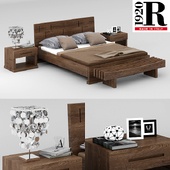 Riva 1920 vera bed and night bench