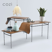 Cozistudio set of Onda tables and Ghost light