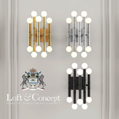 НАСТЕННЫЙ СВЕТИЛЬНИК MEURICE FIVE-ARM WALL SCONCE JONATHAN ADLER DESIGNED BY JONATHAN ADLER