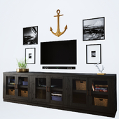 REYNOLDS LONG LOW MEDIA SUITE AND DECOR