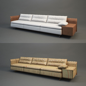 Poltrona Frau Grantorino 3-seater Sofa