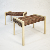 STUDIO VACEK Haluz bench by Tomas Vacek