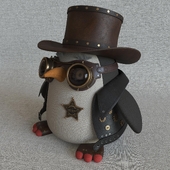 Steampunk penguin