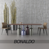 Bonaldo COP rectangular table and chair