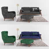 Couple Sofa Set