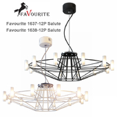 Люстра Favourite 1638-12P Salute и Favourite 1637-12P Salute
