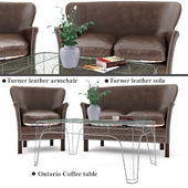 Pib-home , Turner leather sofa