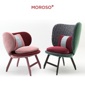 Ariel small armchair & Ayub armchair by Moroso