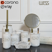 WESS Le Bain blanc set