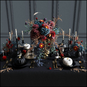 Сервировка стола "Halloween"