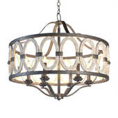Driftwood Entwined Ovals Chandelier