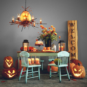 HALLOWEEN DECORATIVE SET