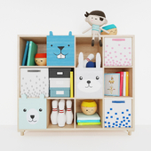 Комод  от bloomingville и набор игрушек the land of nod