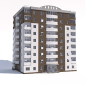 Nine-storey apartment building