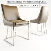 Modrest Itasca Modern Grey Fabric Dining Chair