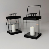 Sleek Hurricane Lantern