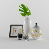 Vases with candles