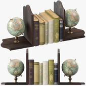 Globe Bookends