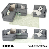 Диван и кресло Икея ВАЛЛЕНТУНА (Ikea VALLENTUNA)