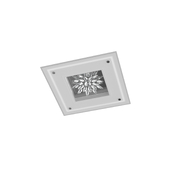 93574 Wall-ceiling lighting fixture BENALUA, 4x6W (LED), 470x470, white / mirror