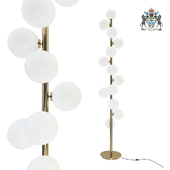 Torcher bubble stik cold floor lamp