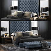 RH Adler Shelter Diamond Tufted Bed