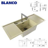 Мойка BLANCO ALAROS 6 S и смеситель BLANCO ELOSCOPE-F II