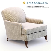 Black Barn Sofas Large Avon Howard Armchair
