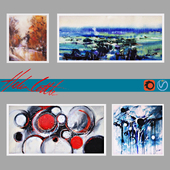 Подборка картин художницы Helen Cottle №1. Коллекция Abstract.