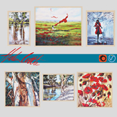 Подборка картин художницы Helen Cottle №4. Коллекция Acrylic.