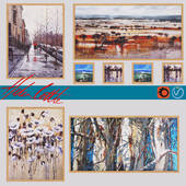 Подборка картин художницы Helen Cottle №5. Коллекция Acrylic.
