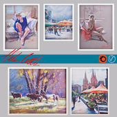 Подборка картин художницы Helen Cottle №7. Коллекция Pastel.