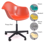 Eames Plastic Armchair PACC Swivel Chair Vitra