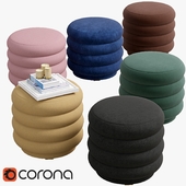 Ferm Living - Velour Pouf