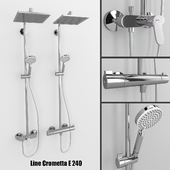 Душевые системы Hansgrohe Crometta E 240