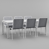 Manutti Trento Garden Table and Helios Chair