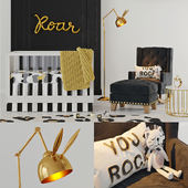 Emily & Merritt Rock and Roar Nursery