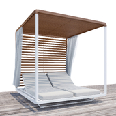 Pavilion Daybed | Tribu | Пляжный шезлонг | Анимированный