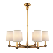 Thomas O'Brien Caron Large Chandelier