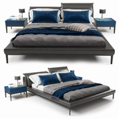 Vela Bed by Natuzzi