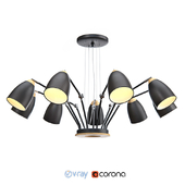 Подвесная люстра Loft IT Restor Loft4402/9Bl