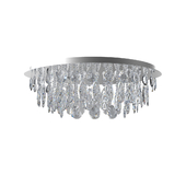 93414 Ceiling light fitting CALAONDA, 10x33W (G9), 1000x600, H275, chrome / crystal