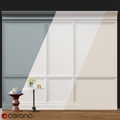 Wall molding 2. Boiserie classic panels