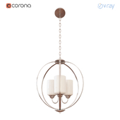 3-Light Brushed Nickel Chandelier