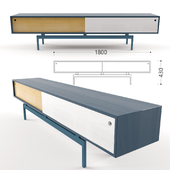 Nightstand under TV  Long collection Tube Bragindesign