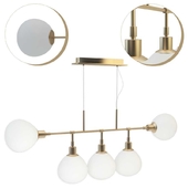 Suspended chandelier Maytoni Erich MOD221-PL-05-G