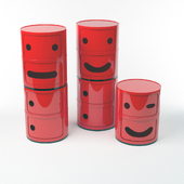 Комоды Kartell "Componibili Smile"