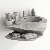 Washstand from rock