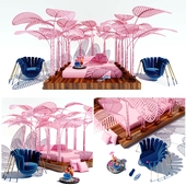 LE REFUGE FLAMINGO PINK  by Mark Ange