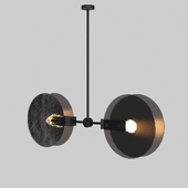 ROSS GARDAM Nebulae chandelier black 2